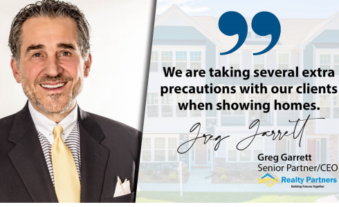Man with quote for Greg Garrett Realty Partners