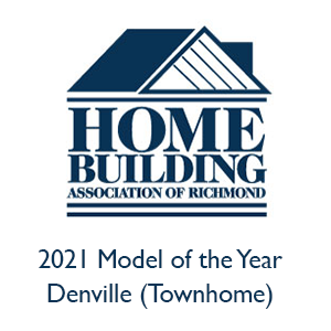 Home Building Association of Richmond's 2021 Model of the Year - Denville (Townhome)
