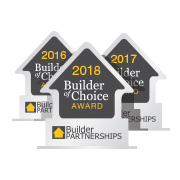 Builder Partnerships' 2016, 2017, 2018 Builder of Choice Award