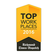 Richmond Times-Dispatch's Top Work Places 2016